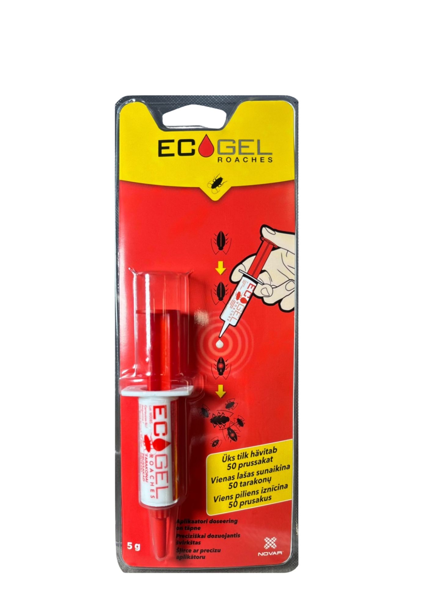 ECOGEL®līdzeklis pret prusakiem, 5 g
