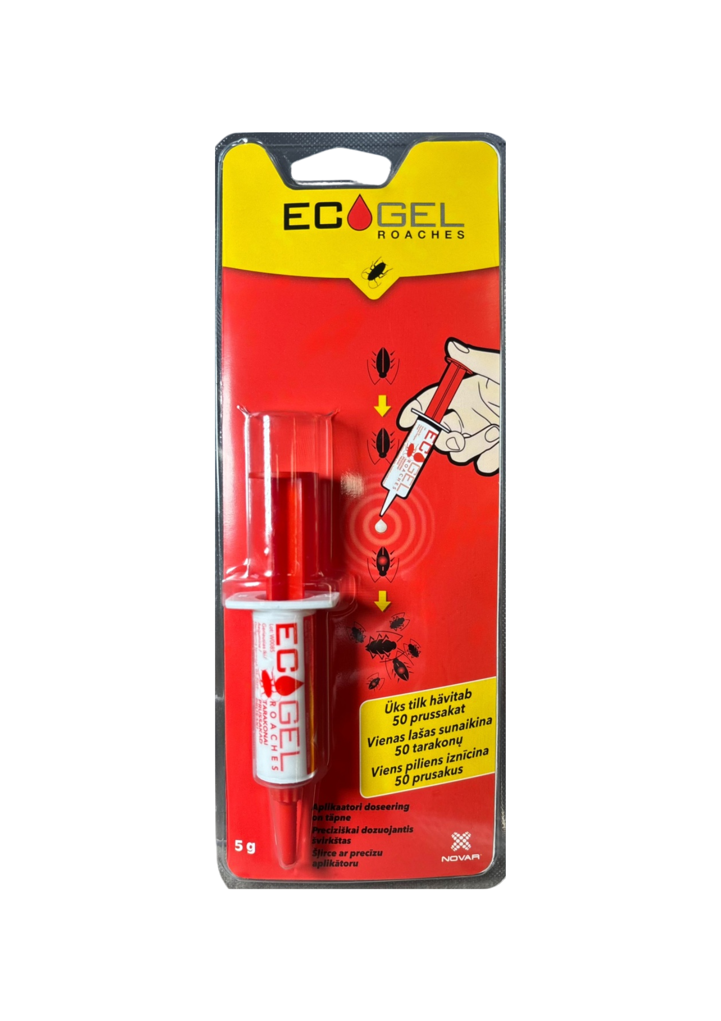 ECOGEL®līdzeklis pret prusakiem, 5 g