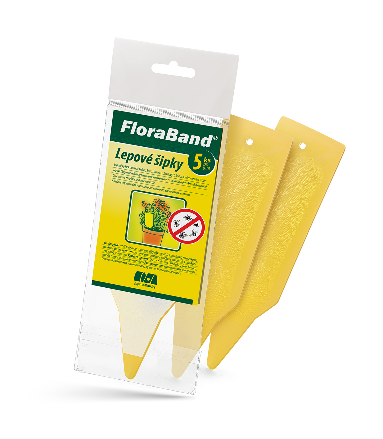 FLORABAND līmkarodziņi pret baltblusiņām