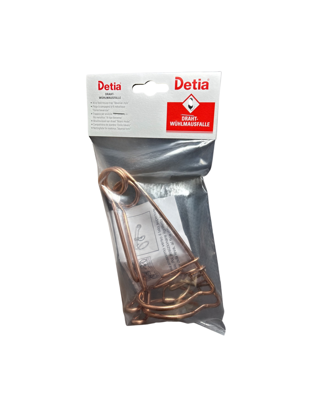 DETIA®mole traps, spiral type, 2 pcs.