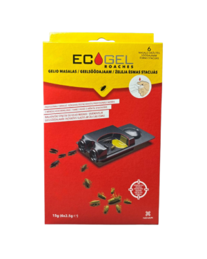 ECOGEL®līdzeklis pret prusakiem, ēsmas stacijas, 6 gab.