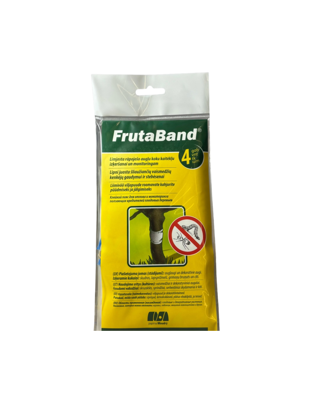 FRUTABAND клеевые пластины против насекомых на плодовых деревьях