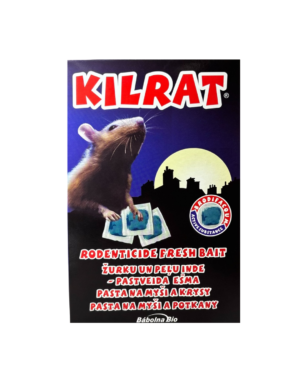 KILRAT®pastveida inde peļu un žurku iznīcināšanai, 150 g