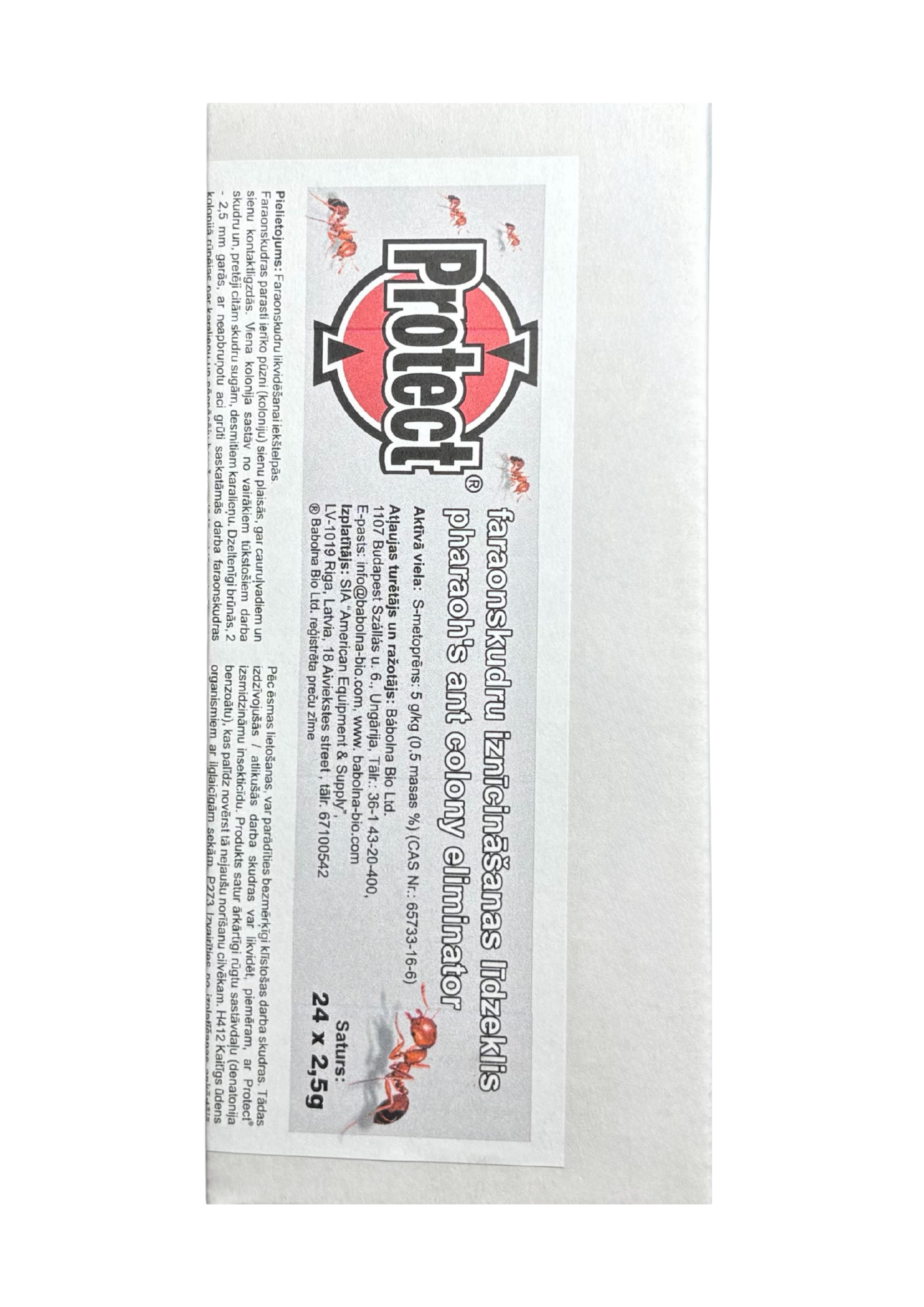 PROTECT®Pharaoh's Ant Colony Eliminator, 24 pcs.