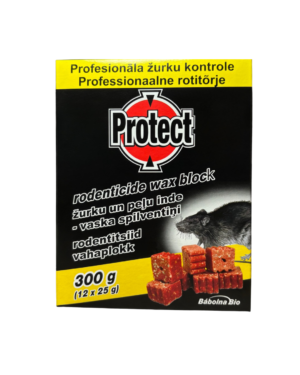 PROTECT®vaska bloki žurku iznīcināšanai, 300 g