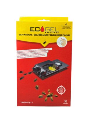 ECOGEL®līdzeklis pret prusakiem, ēsmas stacijas, 6 gab.