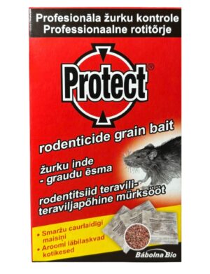 PROTECT®graudi peļu un žurku iznīcināšanai, 2 x 75 g