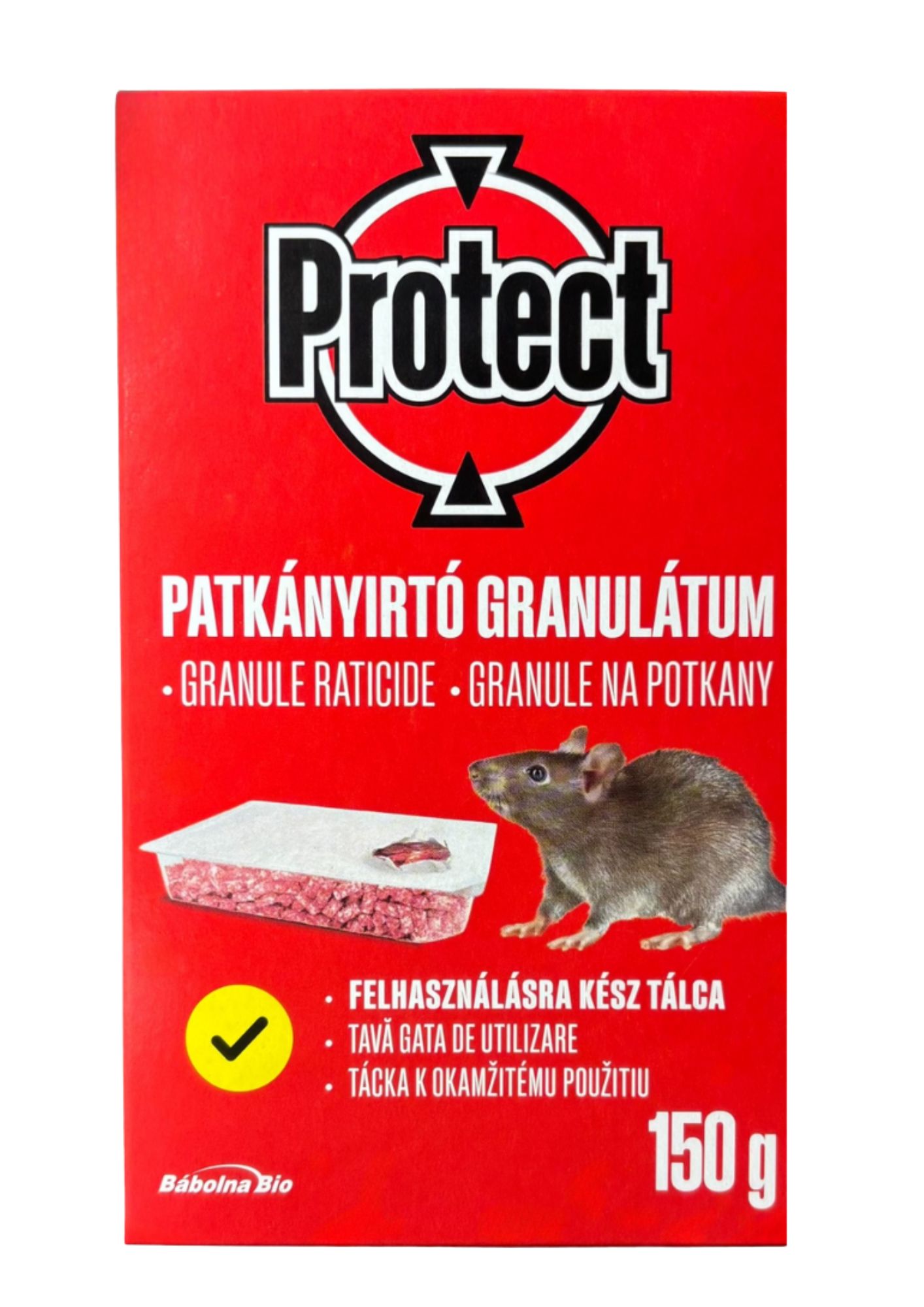 PROTECT®granulas peļu un žurku iznīcināšanai, 150 g