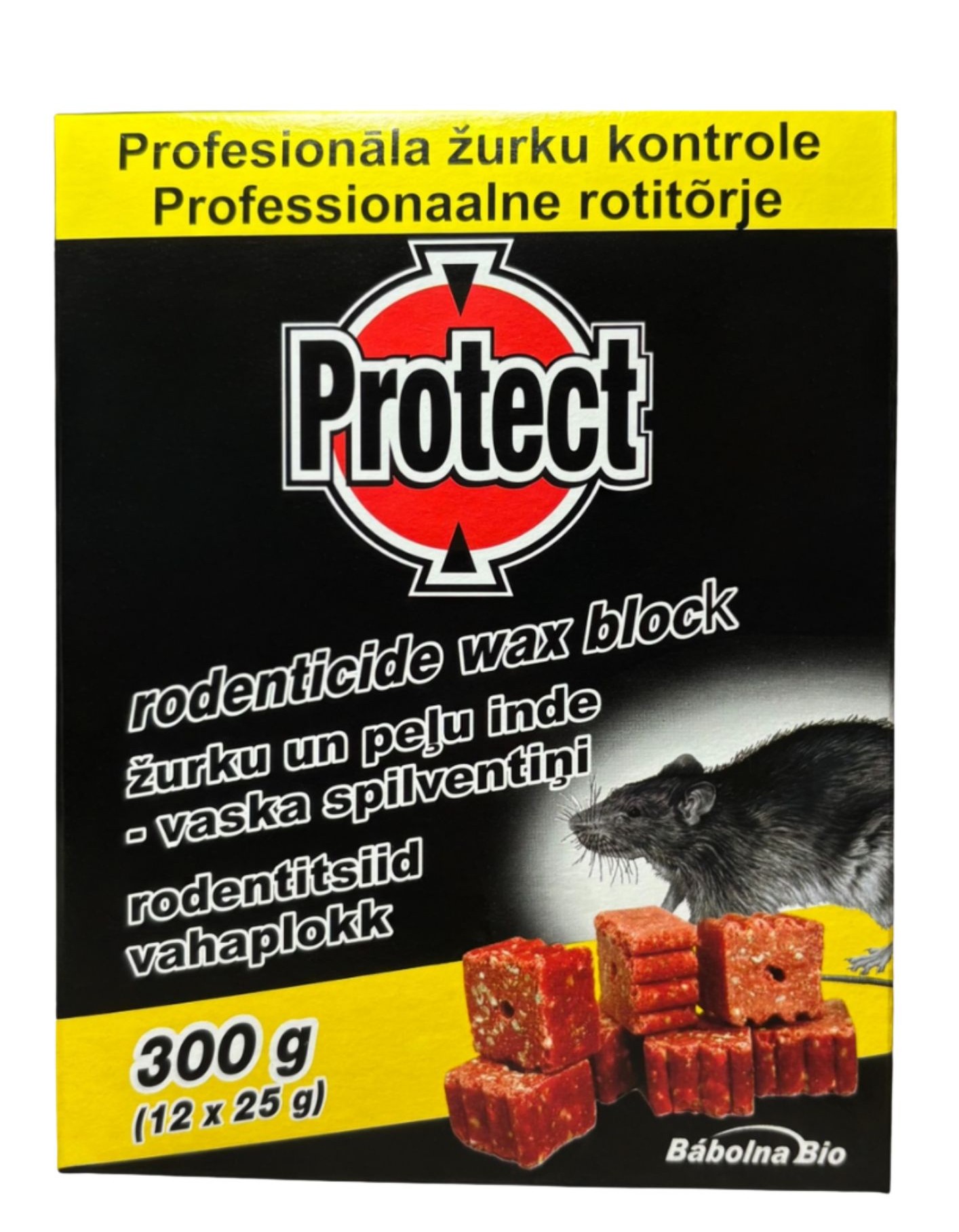 PROTECT®wax blocks for rat control, 300 g
