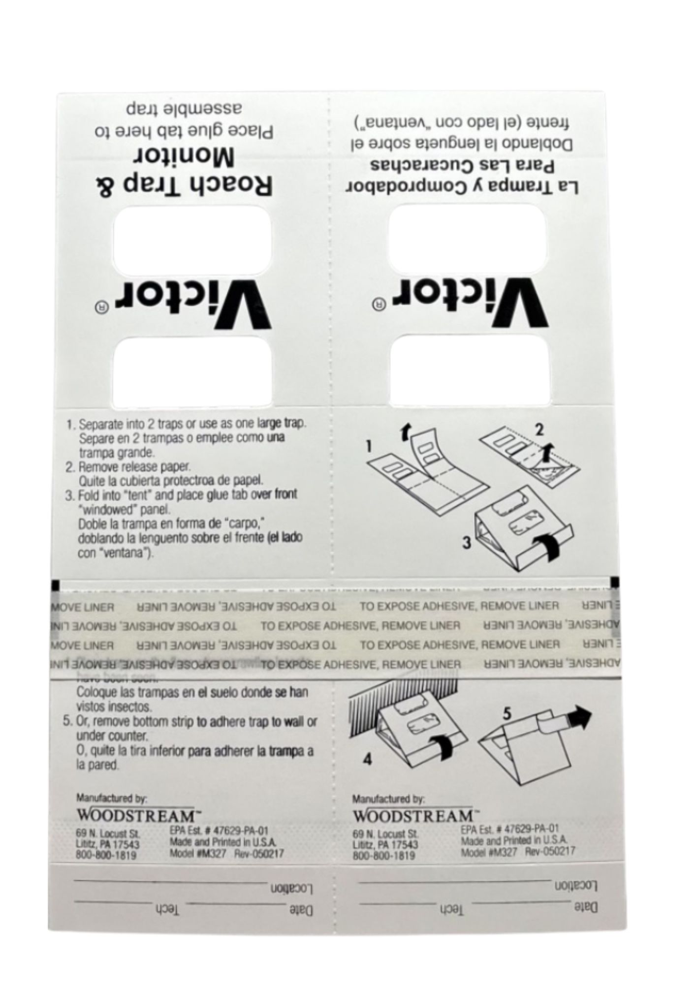 VICTOR®adhesive traps for cockroaches