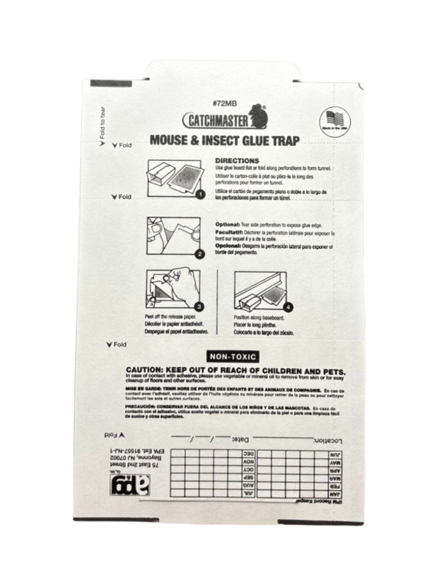 CATCHMASTER®Mouse Glue Trap, 20x13,5 cm