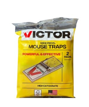 VICTOR®Wooden Mouse Traps, 2 pcs.